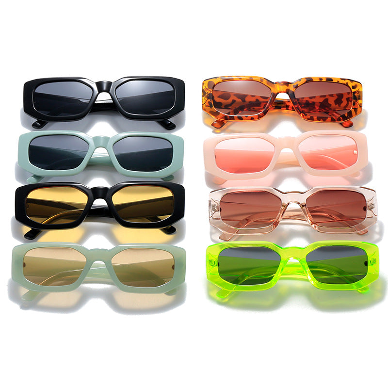 Ladies' fashionable square sunglasses with distinctive Bowlift frame