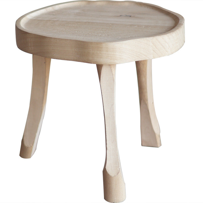 Elegant wood side table Bowlift