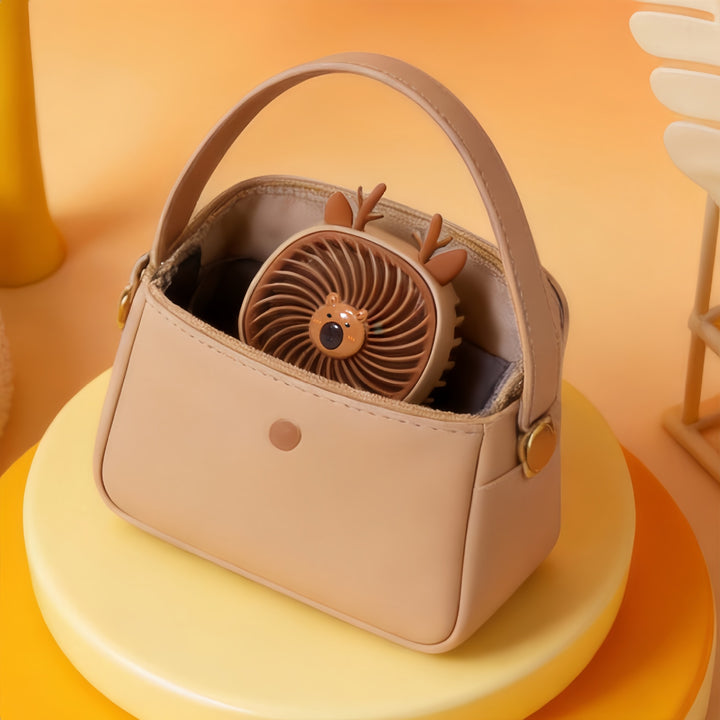 Portable Hand Fan in Creative Animal Design Bowlift