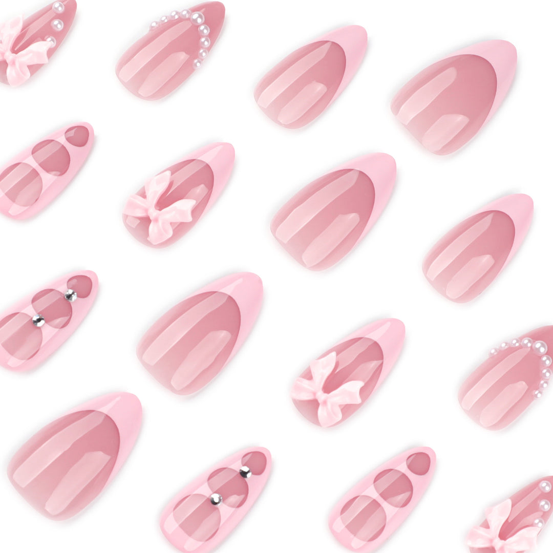 Artful stiletto nails with delicate accents Bowlift