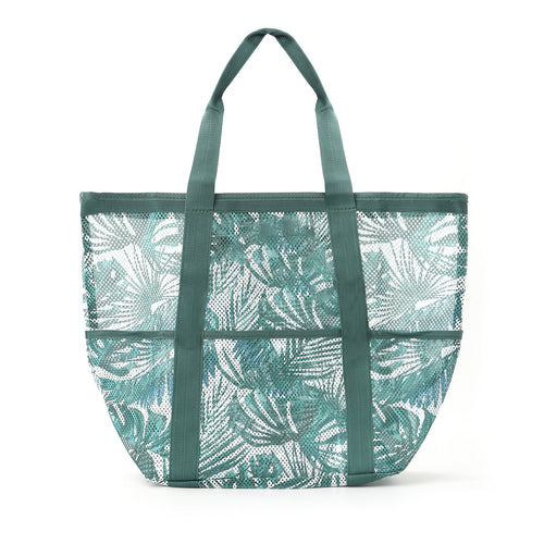 Practical Beach Bag in Airy Mesh Design Bowlift