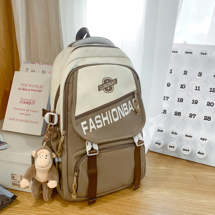 Fashionable Multi-Compartment Backpack