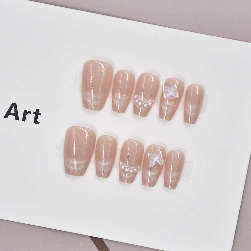 Artistic Press-On Nail Art Set Bowlift