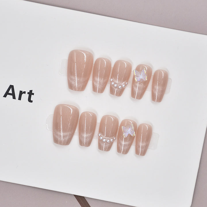 Artistic Press-On Nail Art Set Bowlift