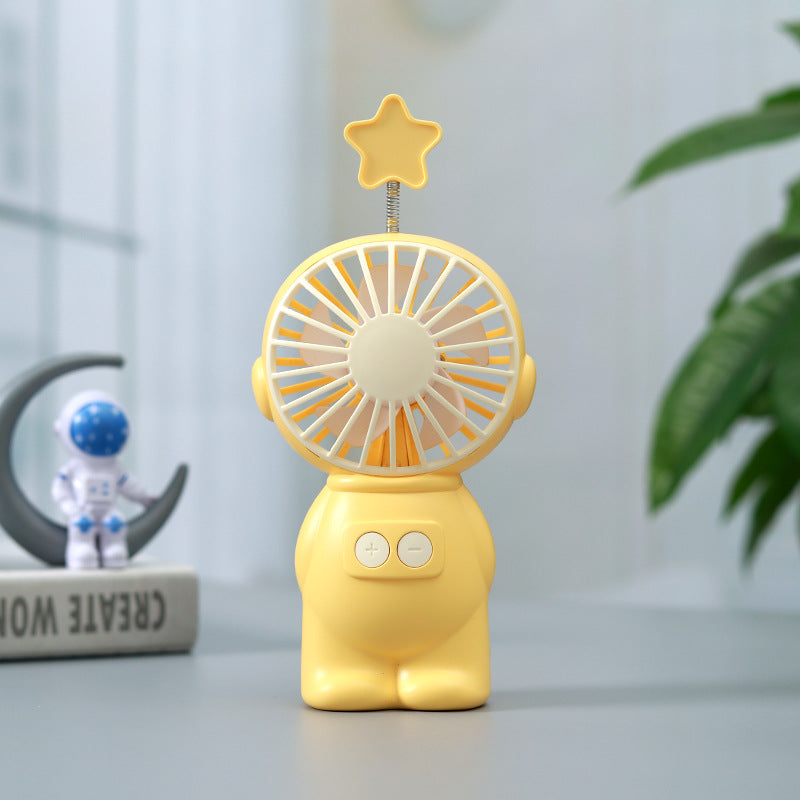 Unisex Creative portable fan in cute figure design Bowlift
