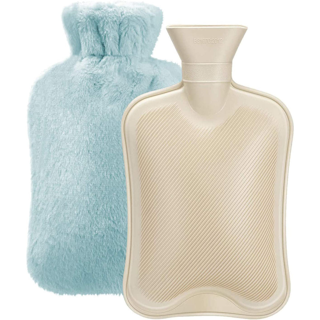 Plush Hot Water Bottle with Cover Bowlift