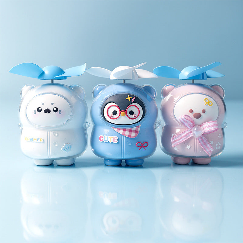 Ladies handy mini fan with animal design Bowlift