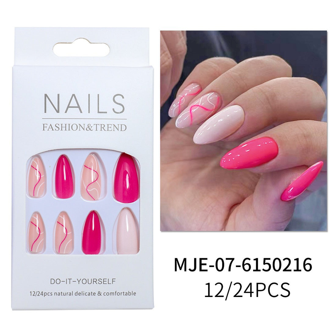 Creative Press-On Nail Design Bowlift