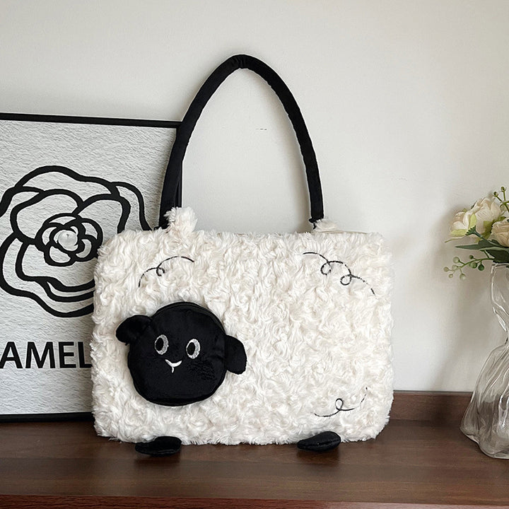 Cute Plush Handbag Bowlift
