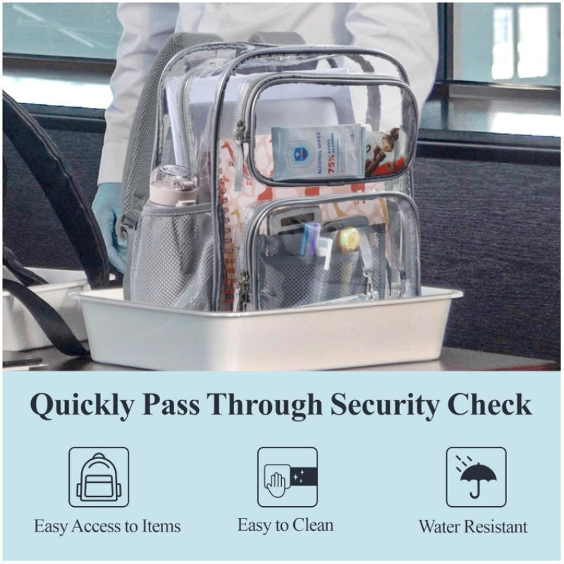 Transparent Leisure Backpack Bowlift