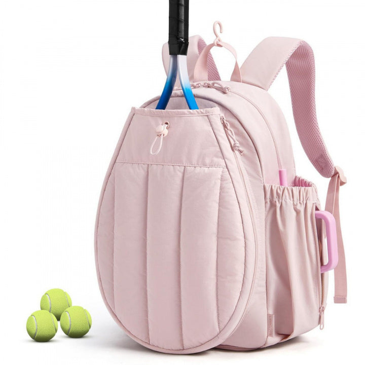 Sporty tennis backpack with shoe compartment and practical outer pockets Bowlift