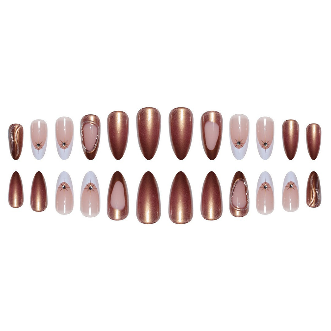Decorative Sculpted Press-On Nails Bowlift