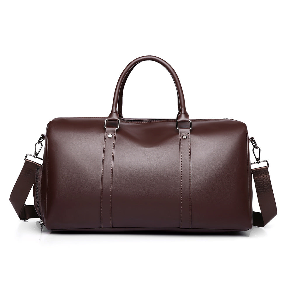 Premium Leather Travel Duffel Bowlift