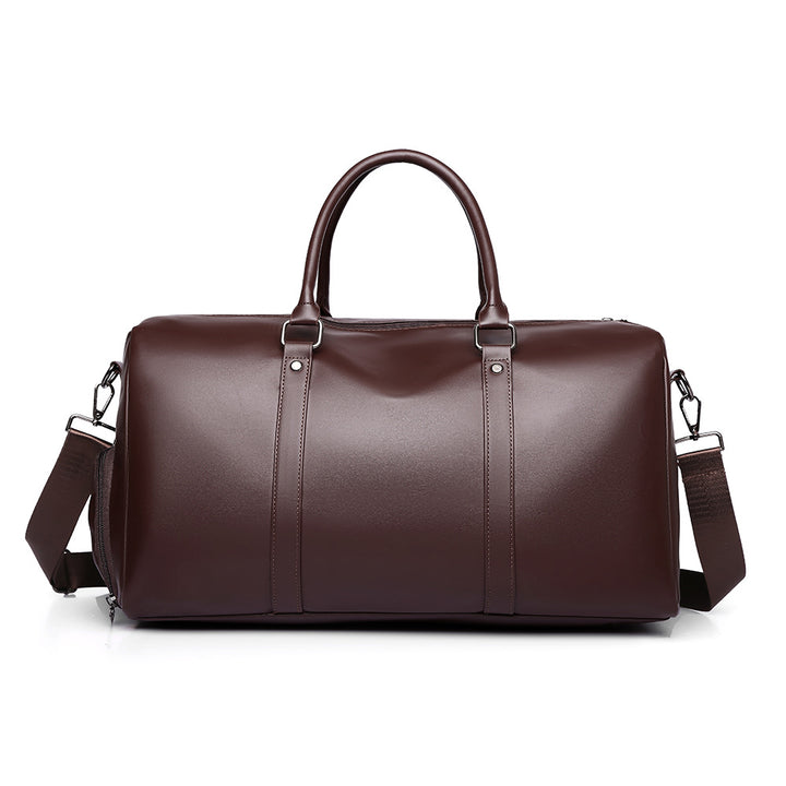 Premium Leather Travel Duffel Bowlift