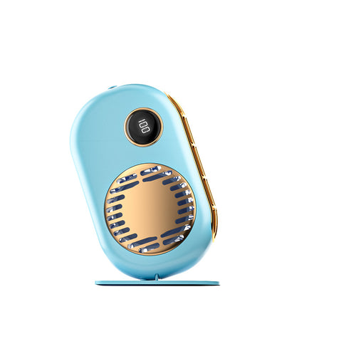 Women's Portable Mini Fan with Digital Display Bowlift