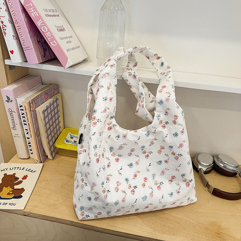 Floral Patterned Eco-Friendly Shopping Tote Bowlift
