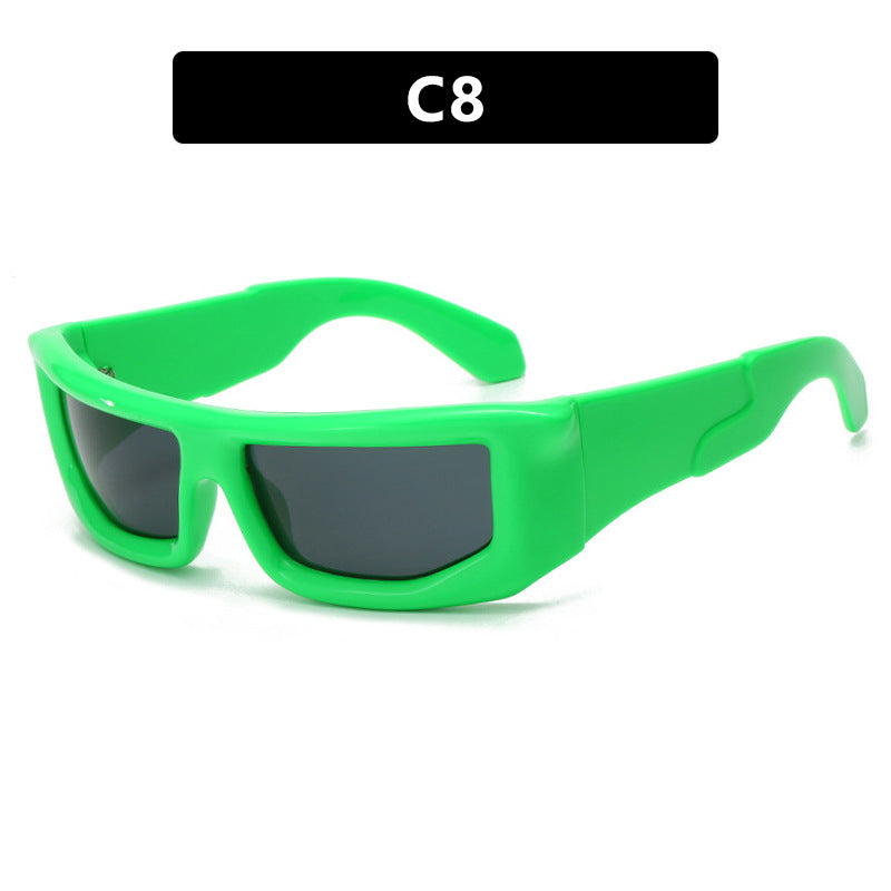 Women's sporty sunglasses with wide frame and polarized lenses Bowlift