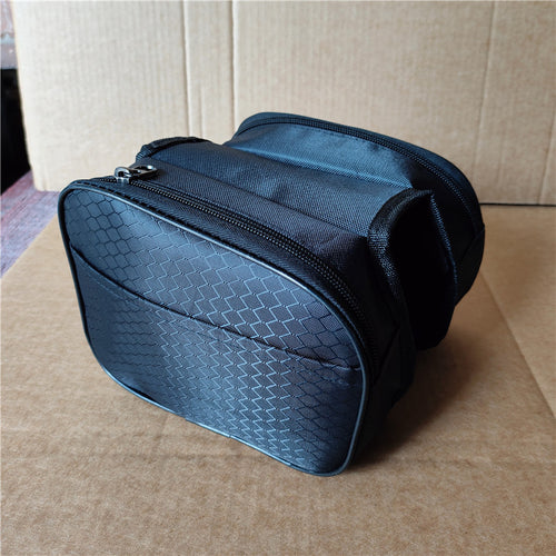 dual-compartment reflective cycling saddle pannier bag with waterproof fabric and quick-release straps Bowlift