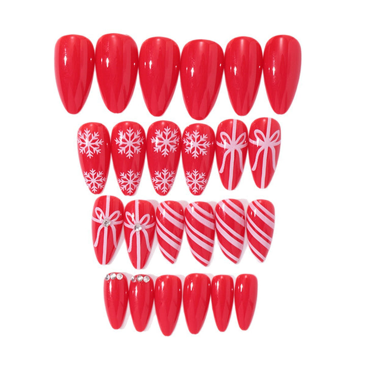 Creative Nail Art Set with Christmas Motifs Bowlift