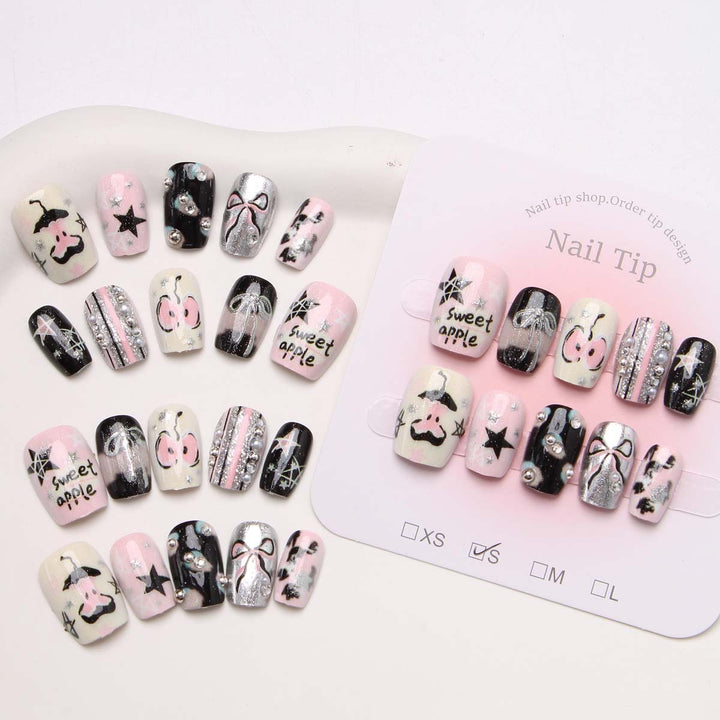 Artistic Press-On Nail Tips Set Bowlift