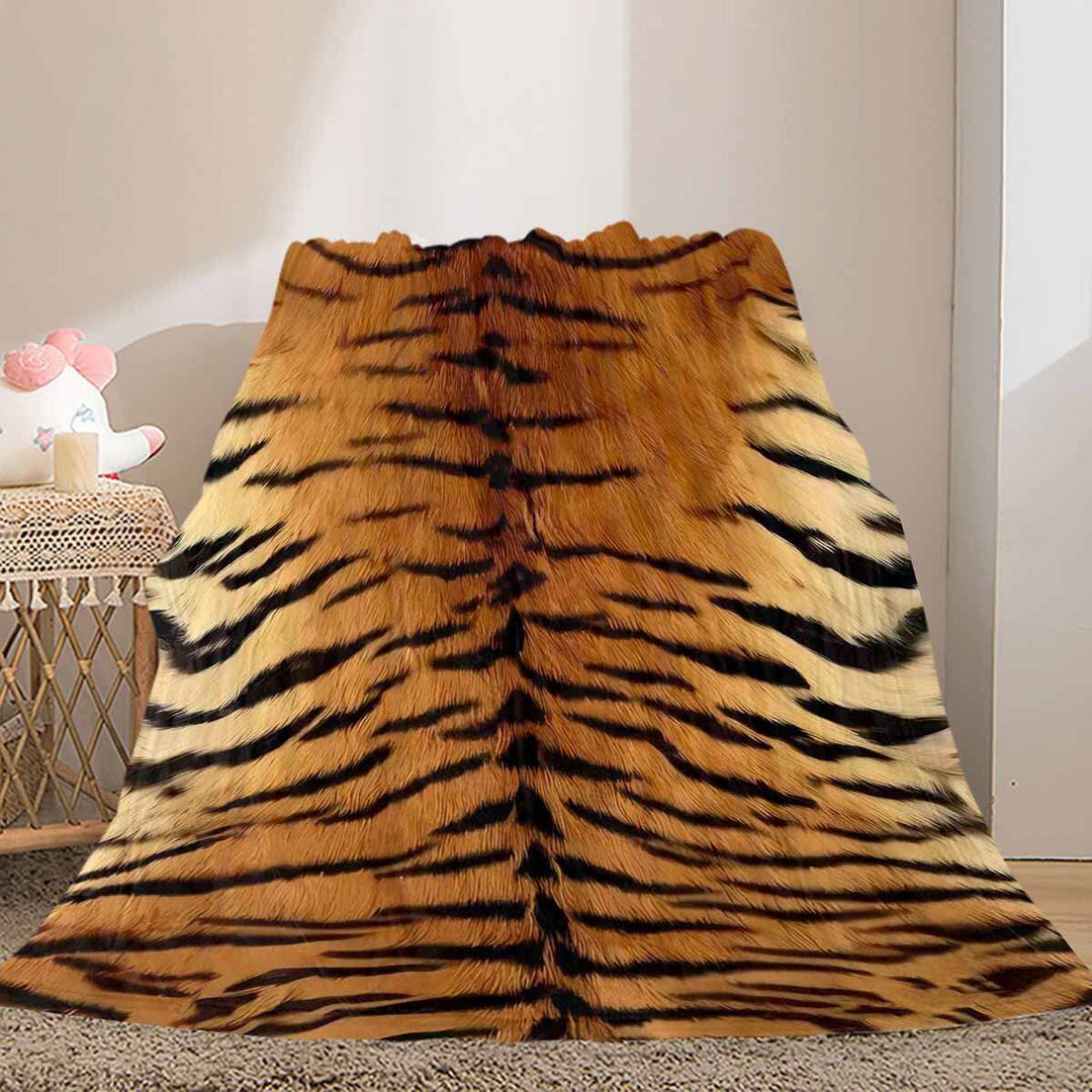 Animal Print Fleece Throw Blanket