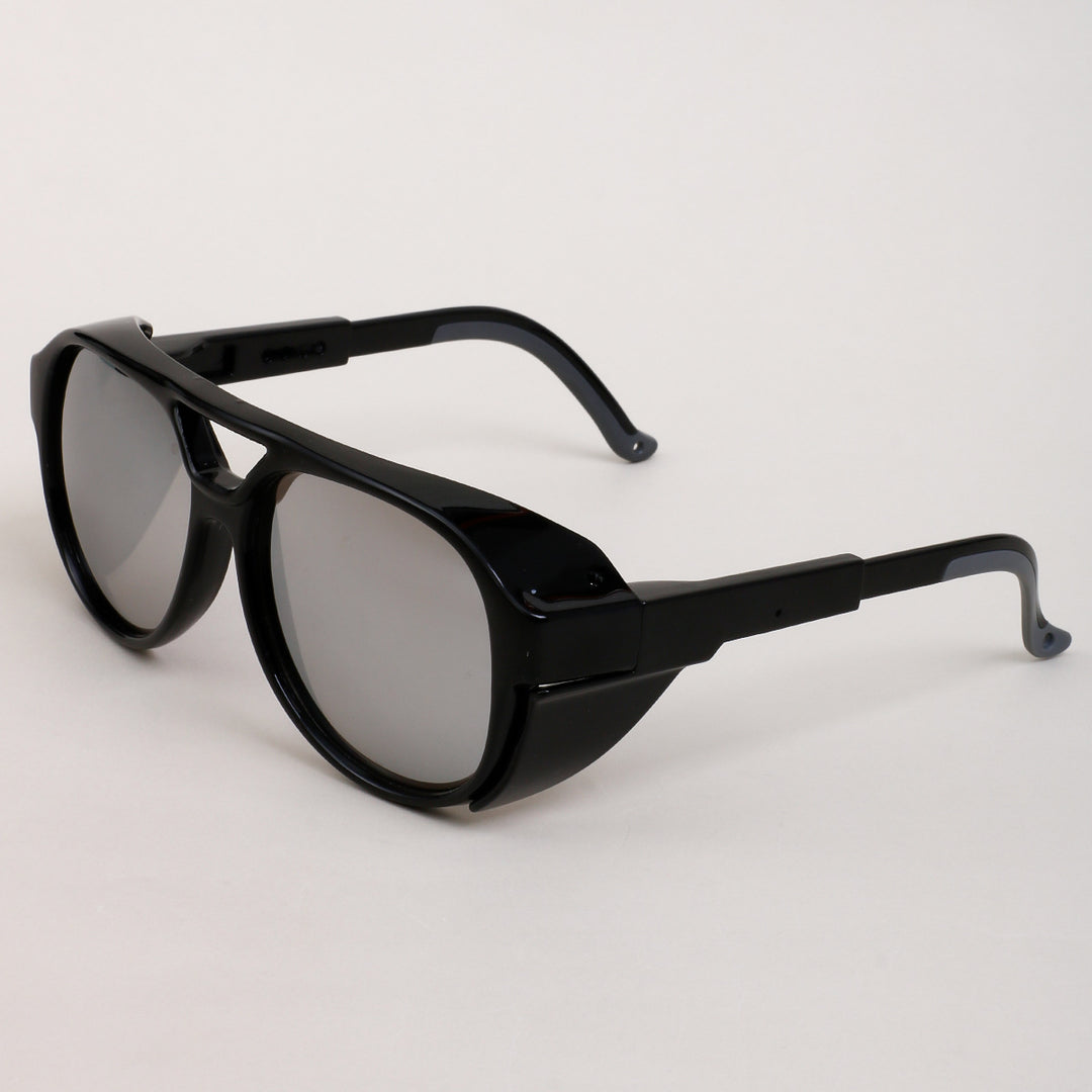 Women's oversized sunglasses in geometric design with sturdy frame and polarized lenses Bowlift