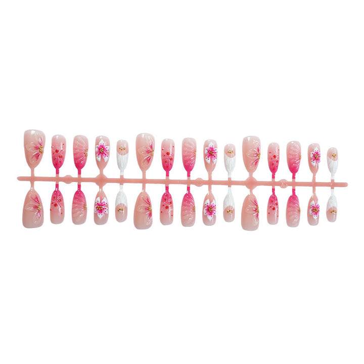 Creative nail art set with floral accents Bowlift