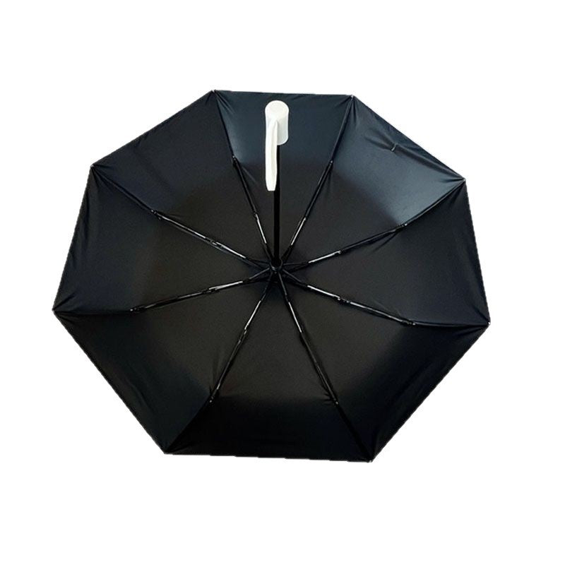 Women's Automatic Folding Umbrella with Cheerful Snowman Design Bowlift