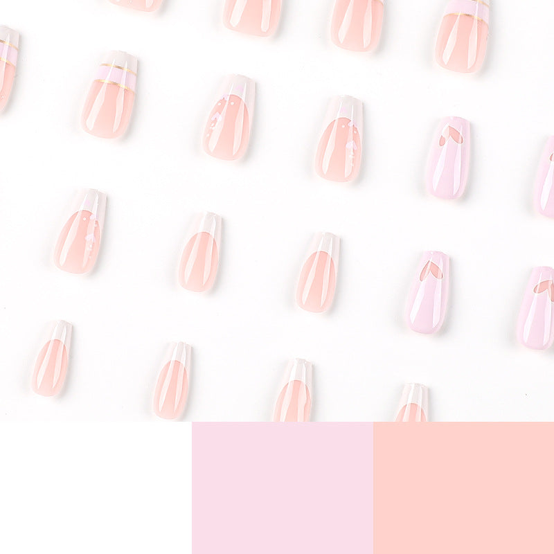 Artful Nail Art with Romantic Design Bowlift
