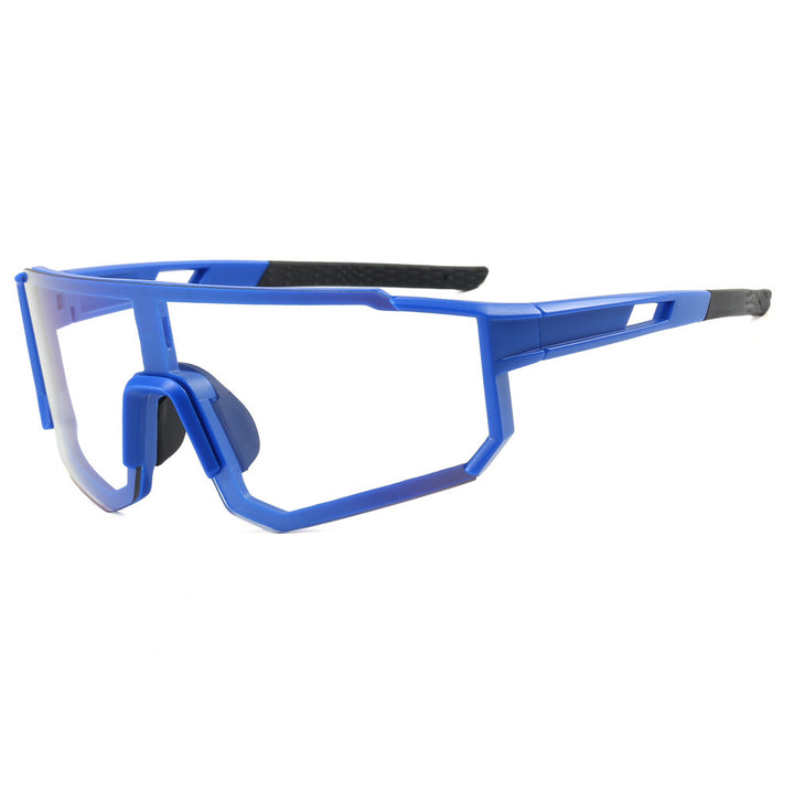 Women's sporty sunglasses in a futuristic design with a wide field of view Bowlift