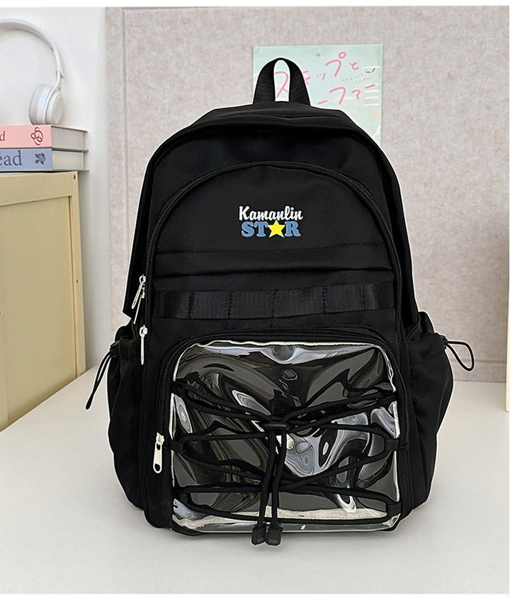 Transparent Front School Backpack