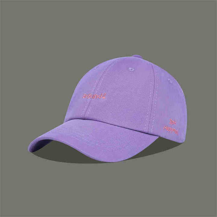 Women's Motivational Text Embroidered Cap Bowlift