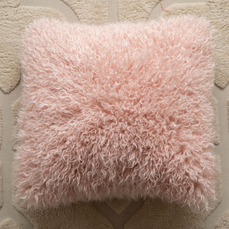 Structured Round Decorative Cushion