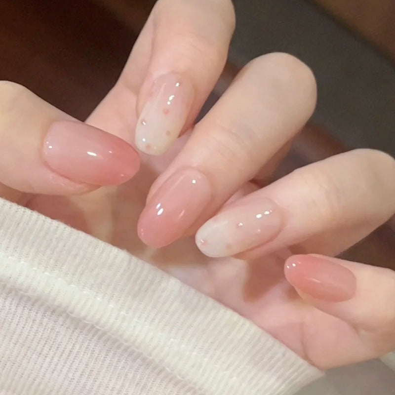 Long Acrylic Press-On Nails with Floral Embellishments Bowlift