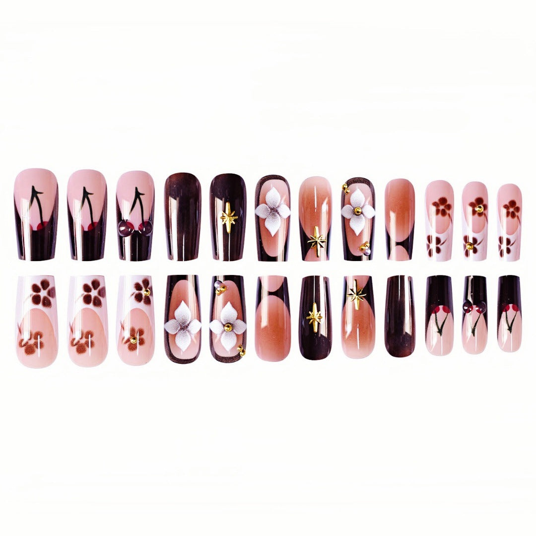 Decorative Press-On Nail Extensions Bowlift