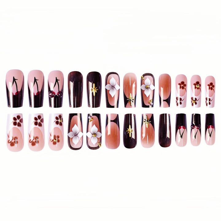 Decorative Press-On Nail Extensions Bowlift