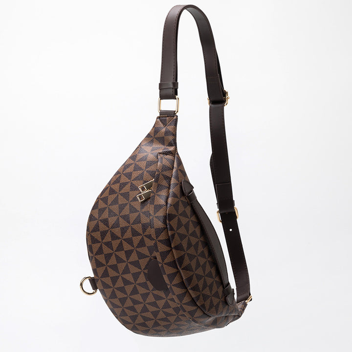 Stylish Geometric Patterned Belt Bag