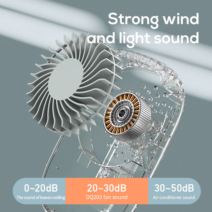 Unisex Hands-Free Portable Mini Fan Bowlift