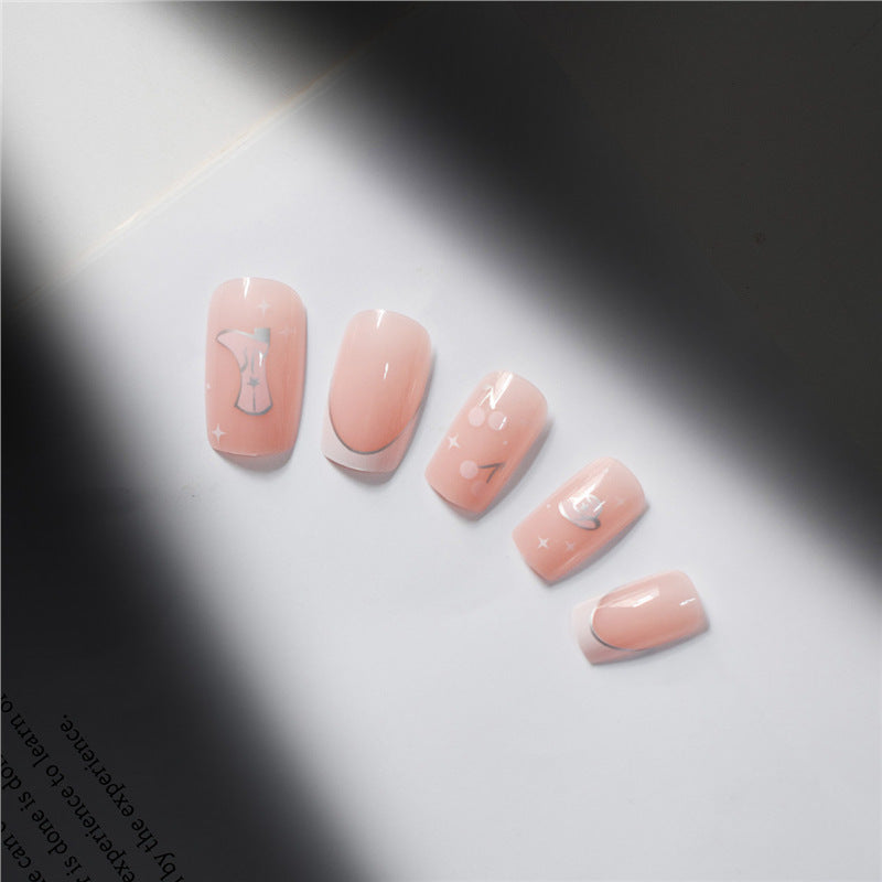Artistic Press-On Nail Art with Unique Illustrations Bowlift