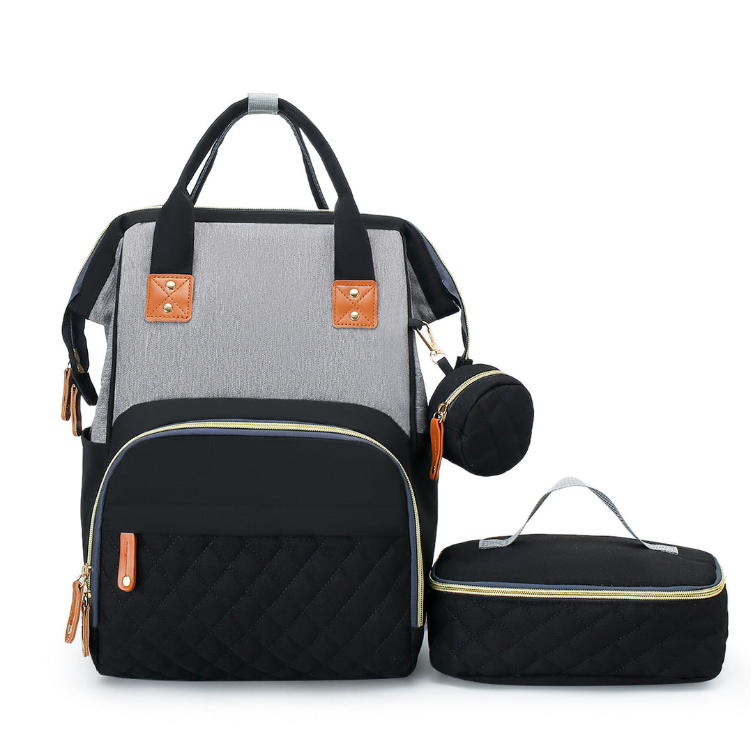 Multi-Purpose Quilted Diaper Backpack Bowlift