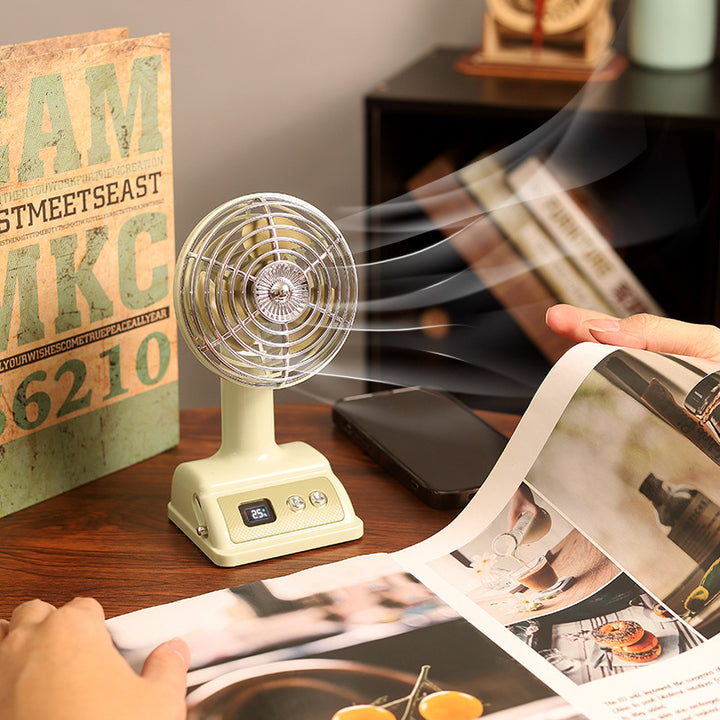 Unisex Tabletop USB Desk Fan Bowlift