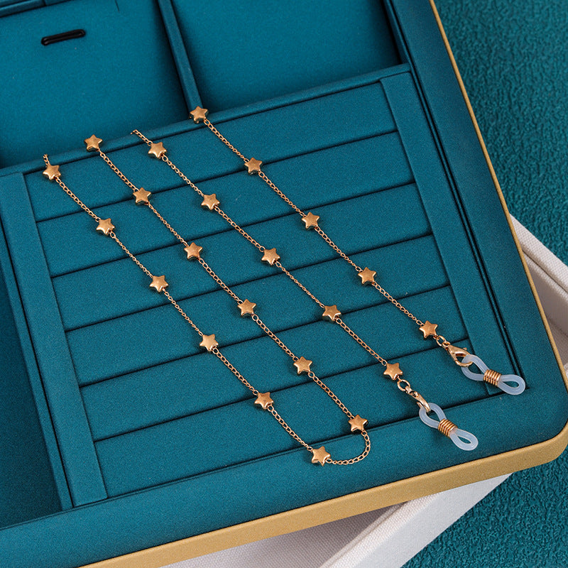 Star Charm Eyewear Chain Bowlift