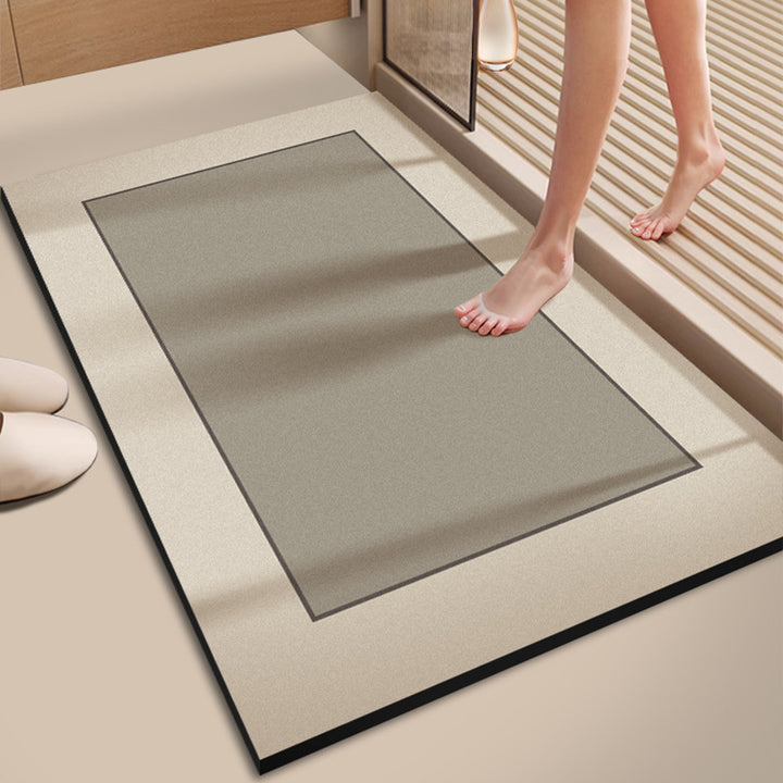 Absorbent Bathroom Floor Mat Bowlift