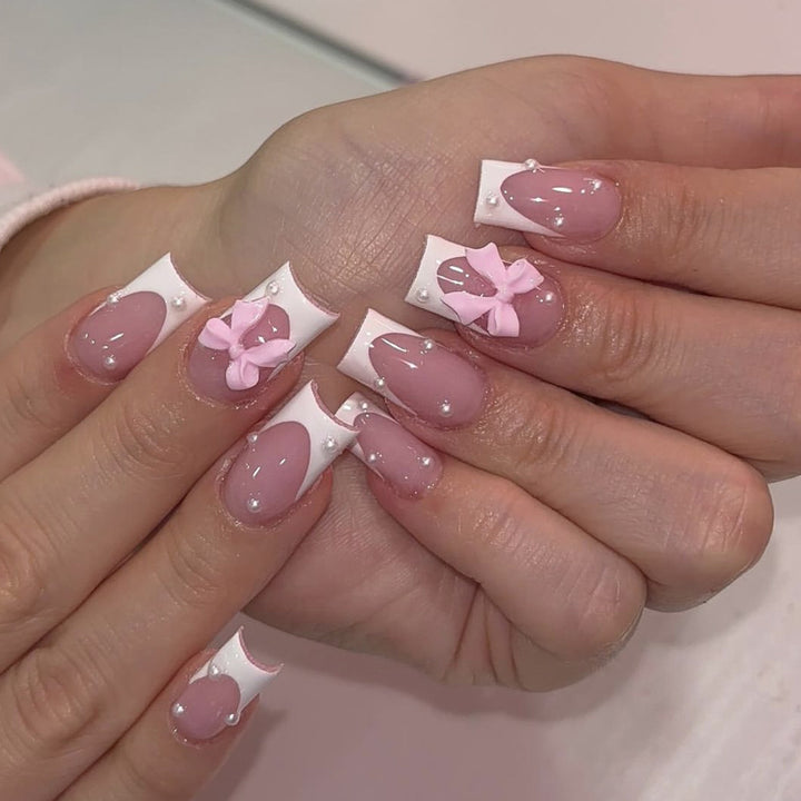 Decorative 3D Acrylic Nail Art Extensions Bowlift 1789713481