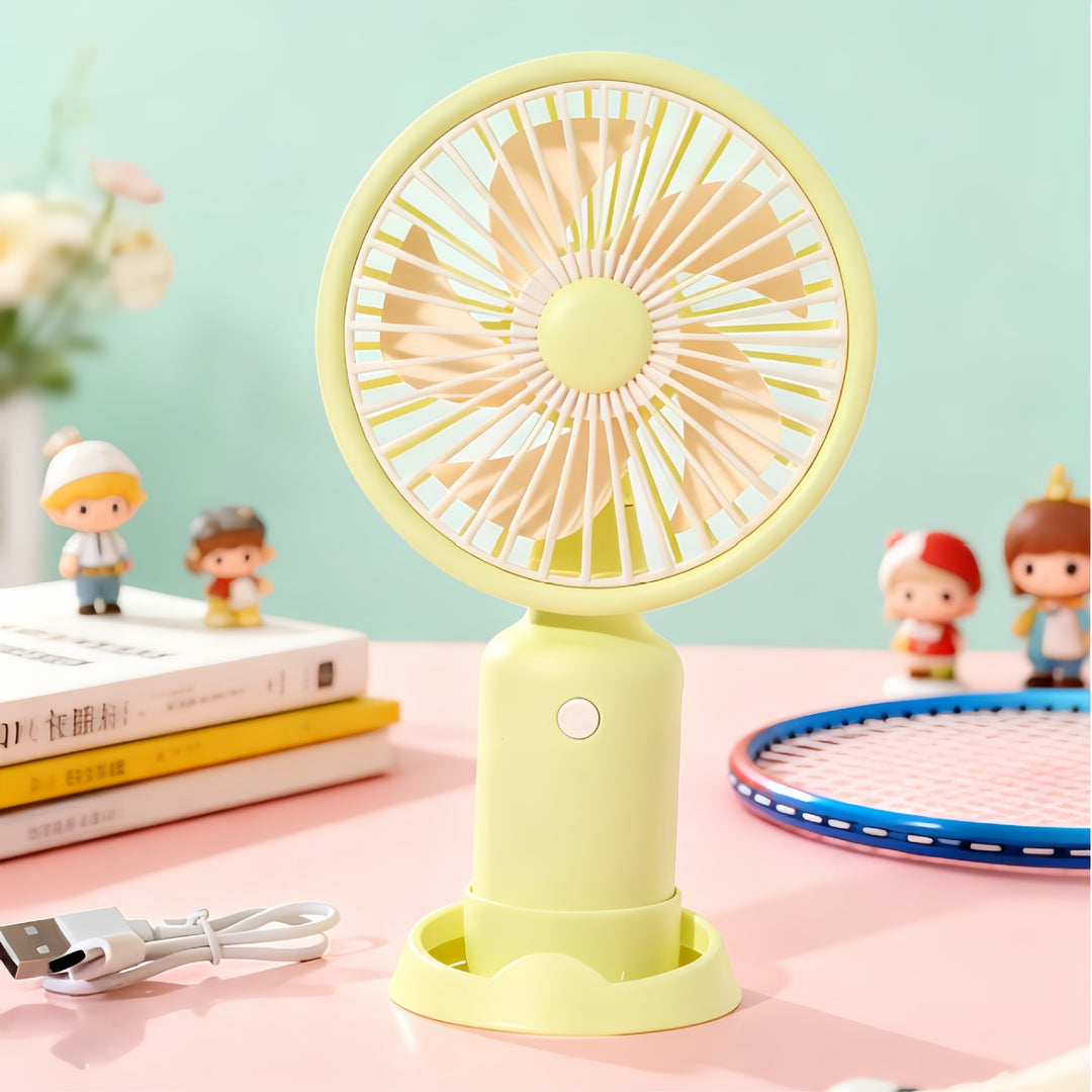Portable Mini Fan with Cute Animal Design Bowlift