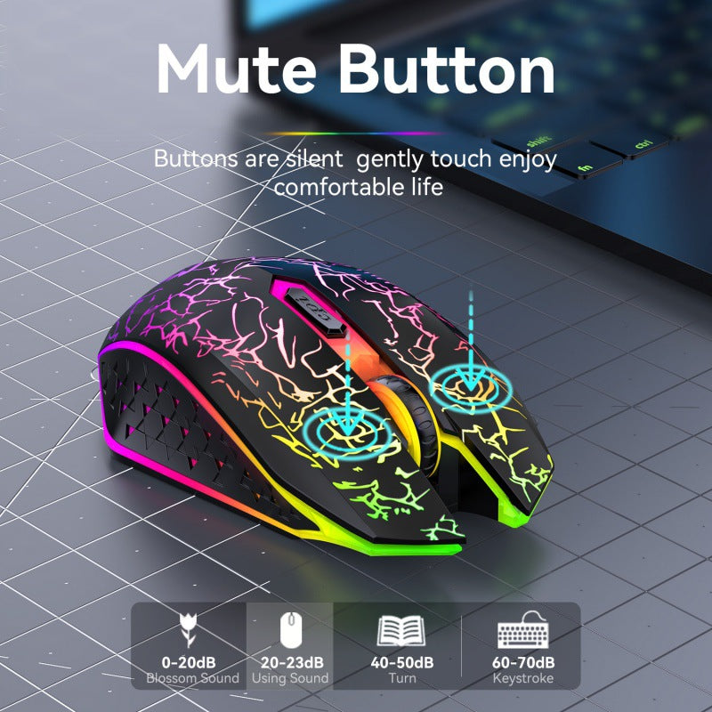 Highly advanced RGB gaming mouse Bowlift