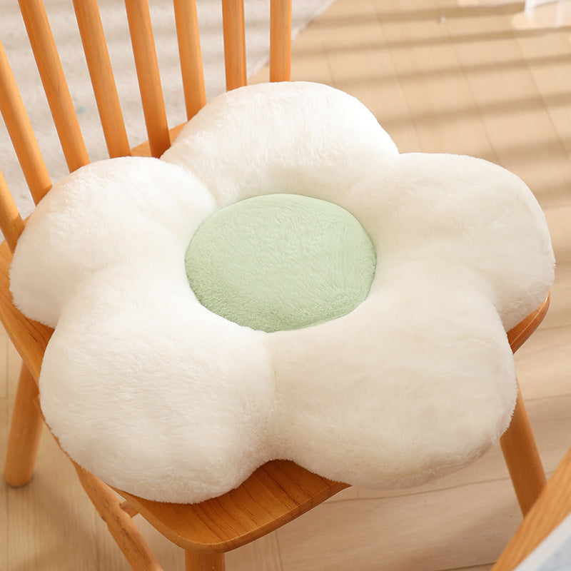 Plush seat cushion in flower shape Bowlift