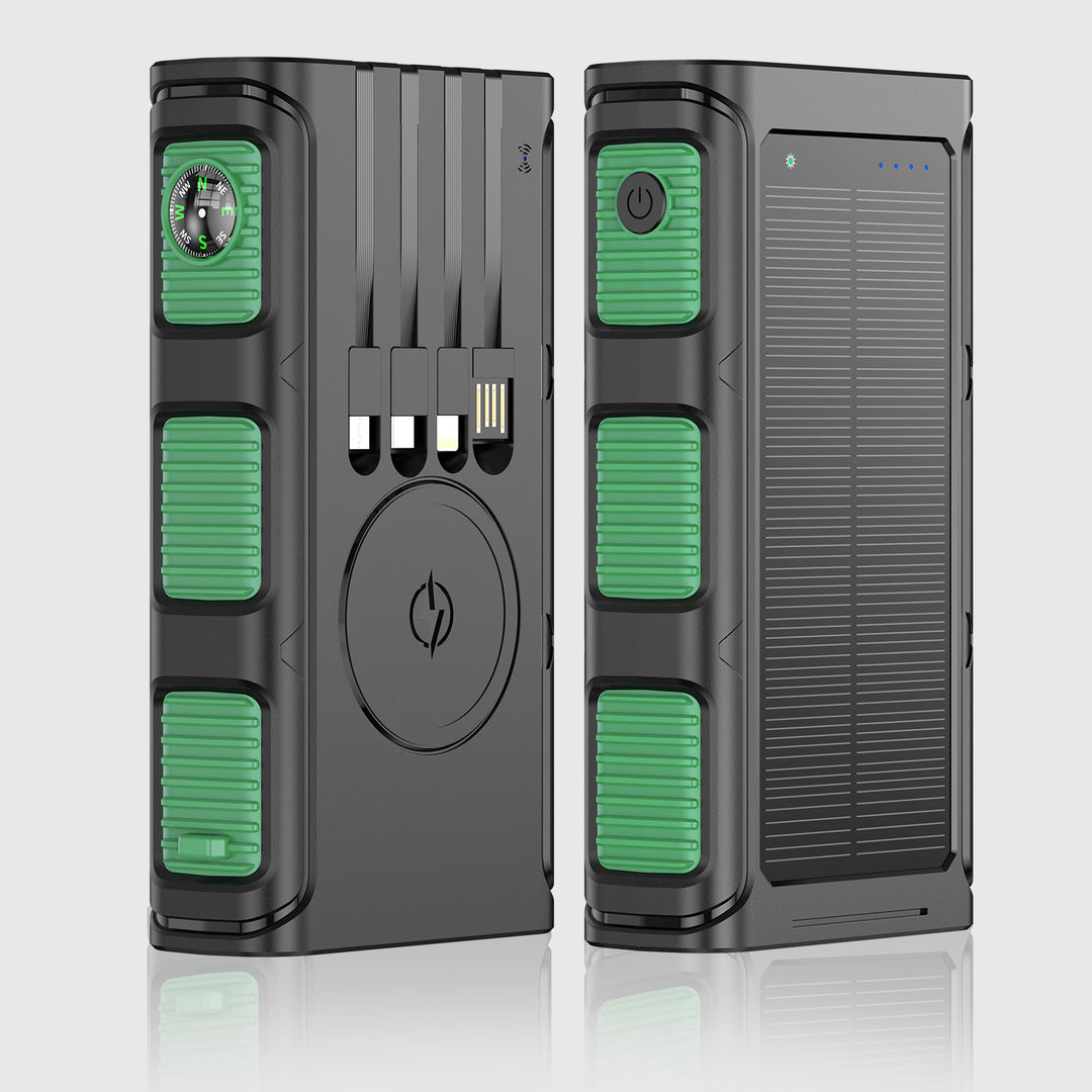 Power bank with solar charging Bowlift
