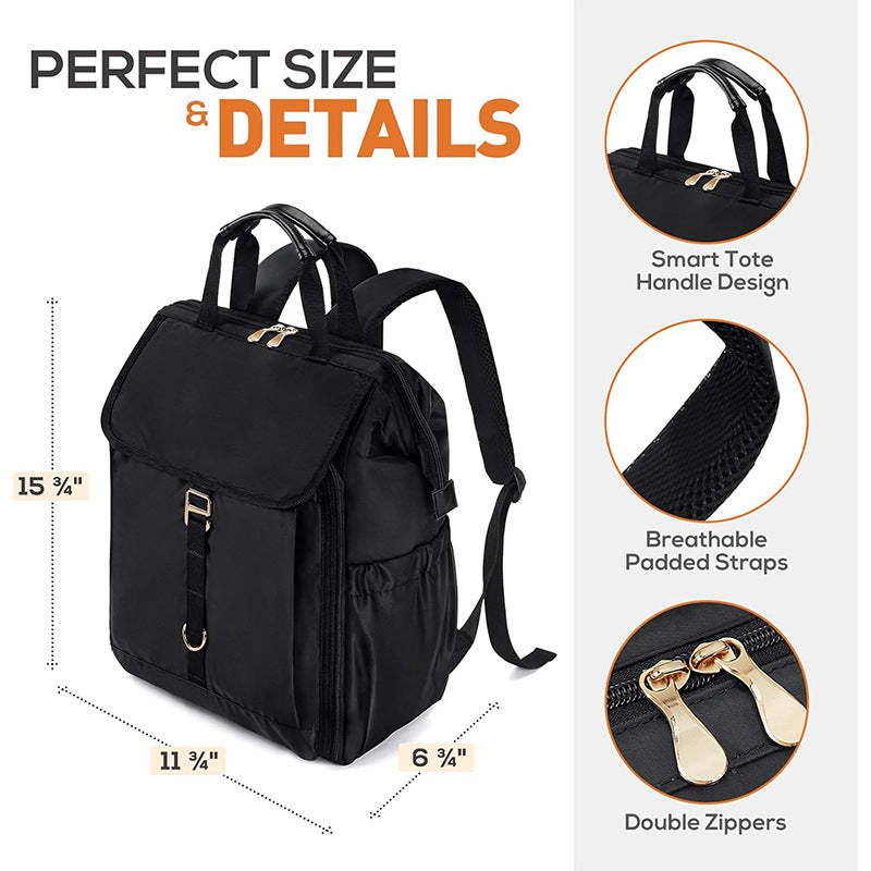 Versatile and Stylish Backpack with Insulated Compartment Bowlift