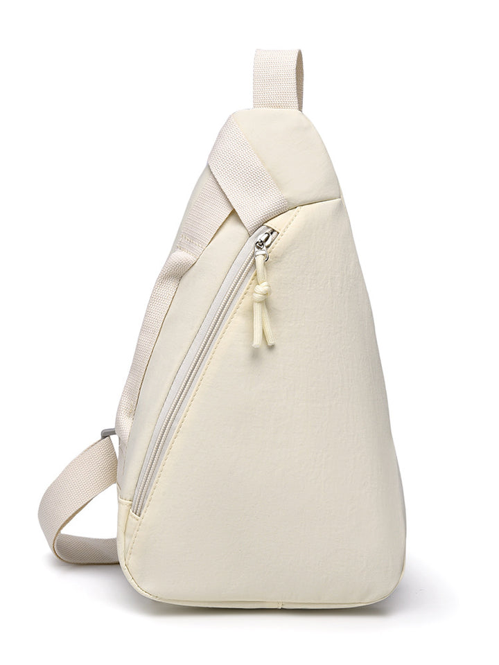 Sling bag with ergonomic design and additional compartments Bowlift